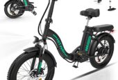 HITWAY Electric Bike for Adults, 20″ Fat Tire E Bike
