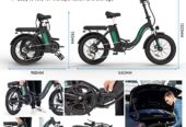 HITWAY Electric Bike for Adults, 20″ Fat Tire E Bike