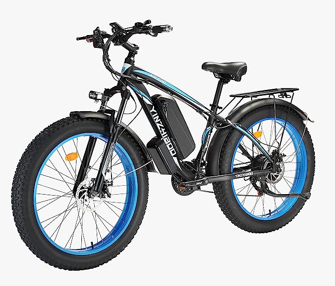 YinZhiBoo Electric Bike E-Bike Fat Tire Electric Bicycle 26″