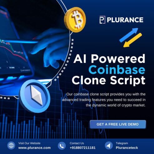 Next-Gen Coinbase Clone Script for Modern Cryptopreneurs From Plurance