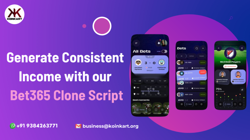 Generate Consistent Income with our Bet365 Clone Script