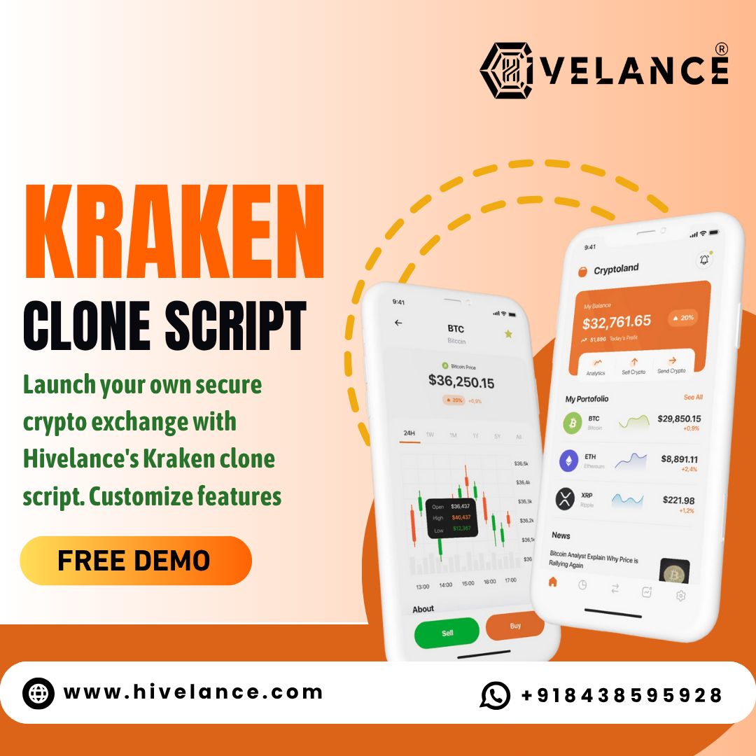 Kraken Clone Script – Launch Your Crypto Exchange at Low Cost