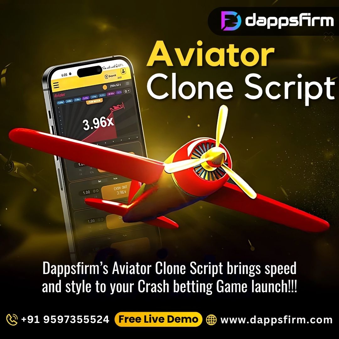 Win the Crash Game Market with Dappsfirm’s Aviator Clone Script